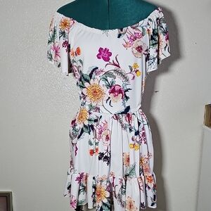 Floral Off-Shoulder Dress